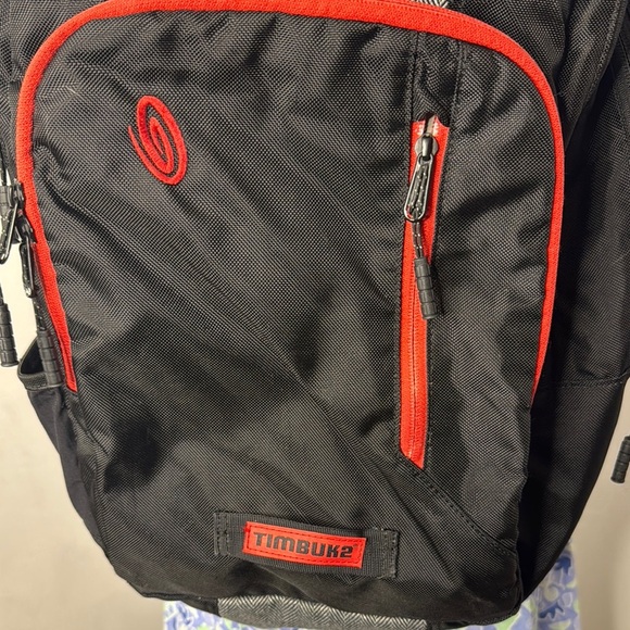 Timbuk2 Black and Red Men's Backpack TOT7792 - Picture 15 of 15
